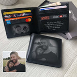 Load image into Gallery viewer, Personalized Wallet, Photo Wallet, Custom Wallet, Custom, Photo Wallet, Photo Engraved Wallet
