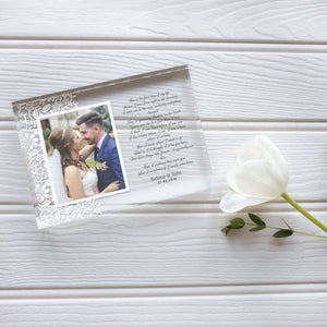 Personalized Wedding Gift For Couple | 2nd Anniversary Gift For Wife | Future Husband Gift PhotoBlock - Unique Prints