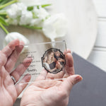 Load image into Gallery viewer, Poetic Quote Family Photo Glass Block | Family Photo Frame | Custom Photo Frame | Personalized Photo Frame | Poetry Print PhotoBlock - Unique Prints
