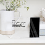 Load image into Gallery viewer, Quote glass block gift, Custom Glass Block with Quote PhotoBlock - Unique Prints
