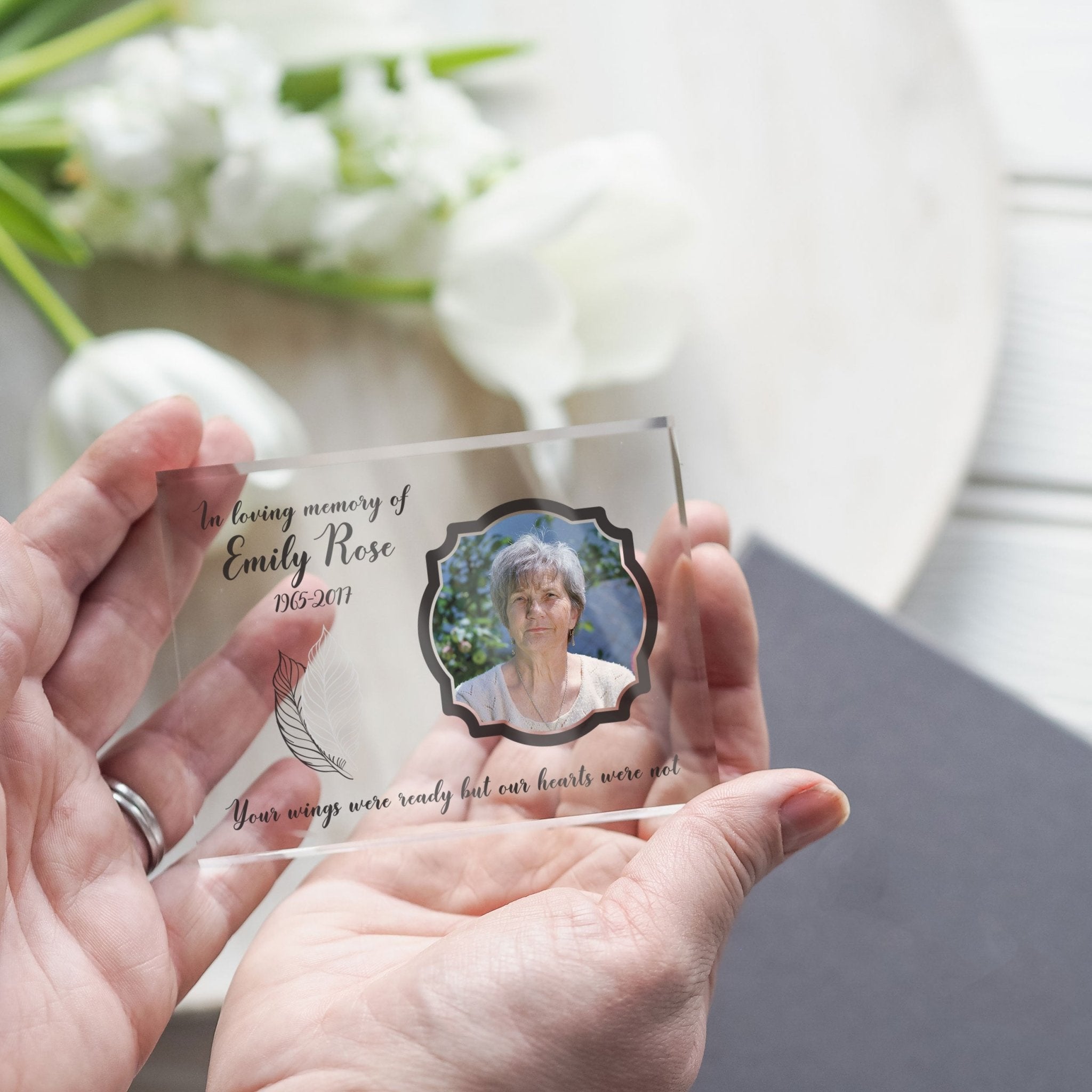 Sympathy Gift Mother, Condolence Gift, Loss of Mother PhotoBlock - Unique Prints