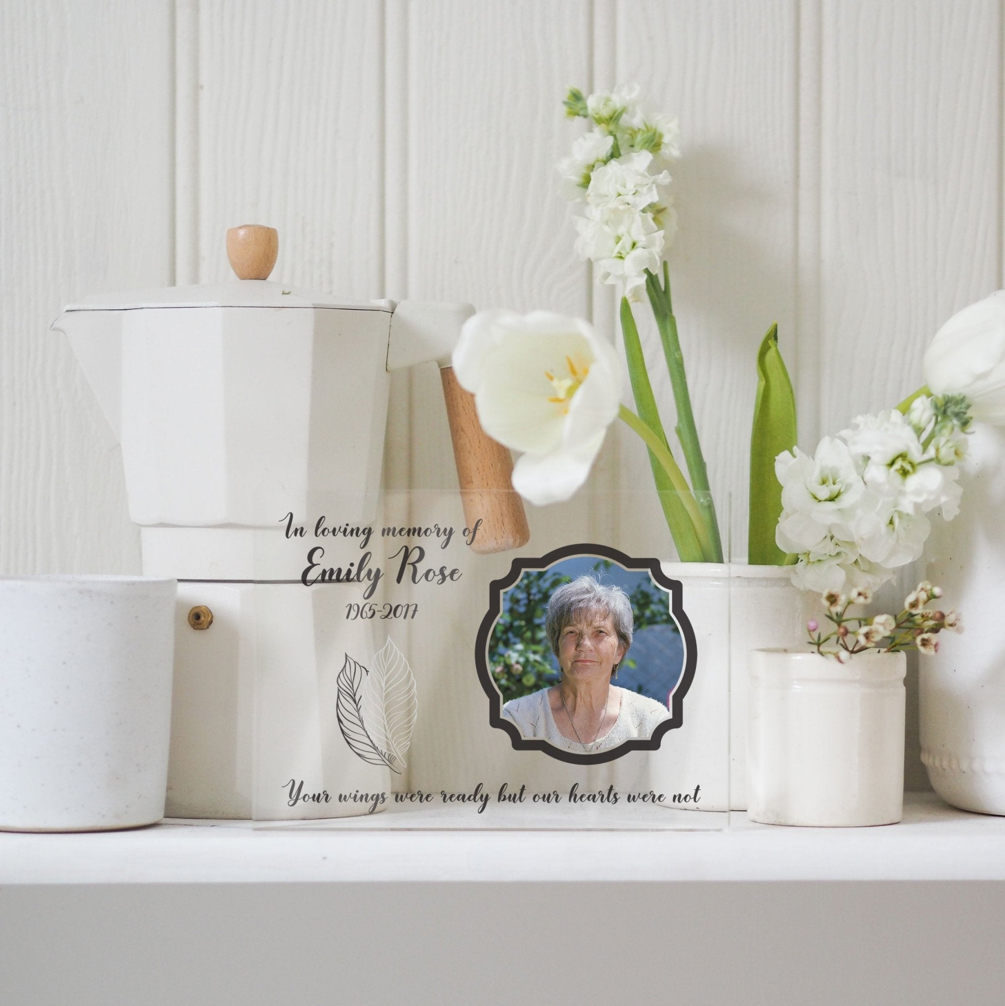 Sympathy Gift Mother, Condolence Gift, Loss of Mother PhotoBlock - Unique Prints