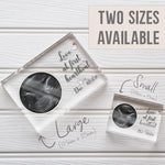 Load image into Gallery viewer, Ultrasound frame | sonogram frame | expecting mom gift | pregnancy keepsake | new baby scan frame | pregnancy reveal | baby shower gift PhotoBlock - Unique Prints
