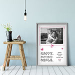 Load image into Gallery viewer, Happy Birthday Uncle | Personalised Birthday Gift | Custom Quote Frame
