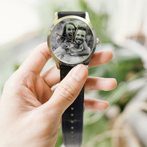 Wedding Gift For Groom | Custom Photo Watch | Keepsake Watch Gift