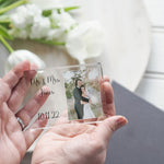 Load image into Gallery viewer, Wedding Photo Frame, Unique Wedding Gift, Custom Wedding Gift PhotoBlock - Unique Prints
