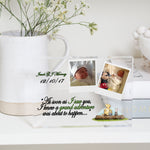Load image into Gallery viewer, Winnie The Pooh Baby Shower Picture Frame Gift | Winnie The Pooh Nursery Quotes Baby Gifts PhotoBlock - Unique Prints

