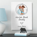 Load image into Gallery viewer, World&#39;s Best Daddy | Father&#39;s Day Gift | Personalised Canvas
